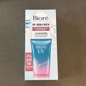 Biore UV Aqua Rich Glow Enhancing Moisturizer SPF 50